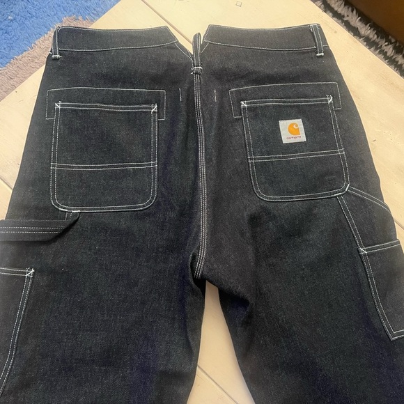 Eye Junta Wantanabe x Carhartt Men’s Black Jeans - Picture 2 of 6